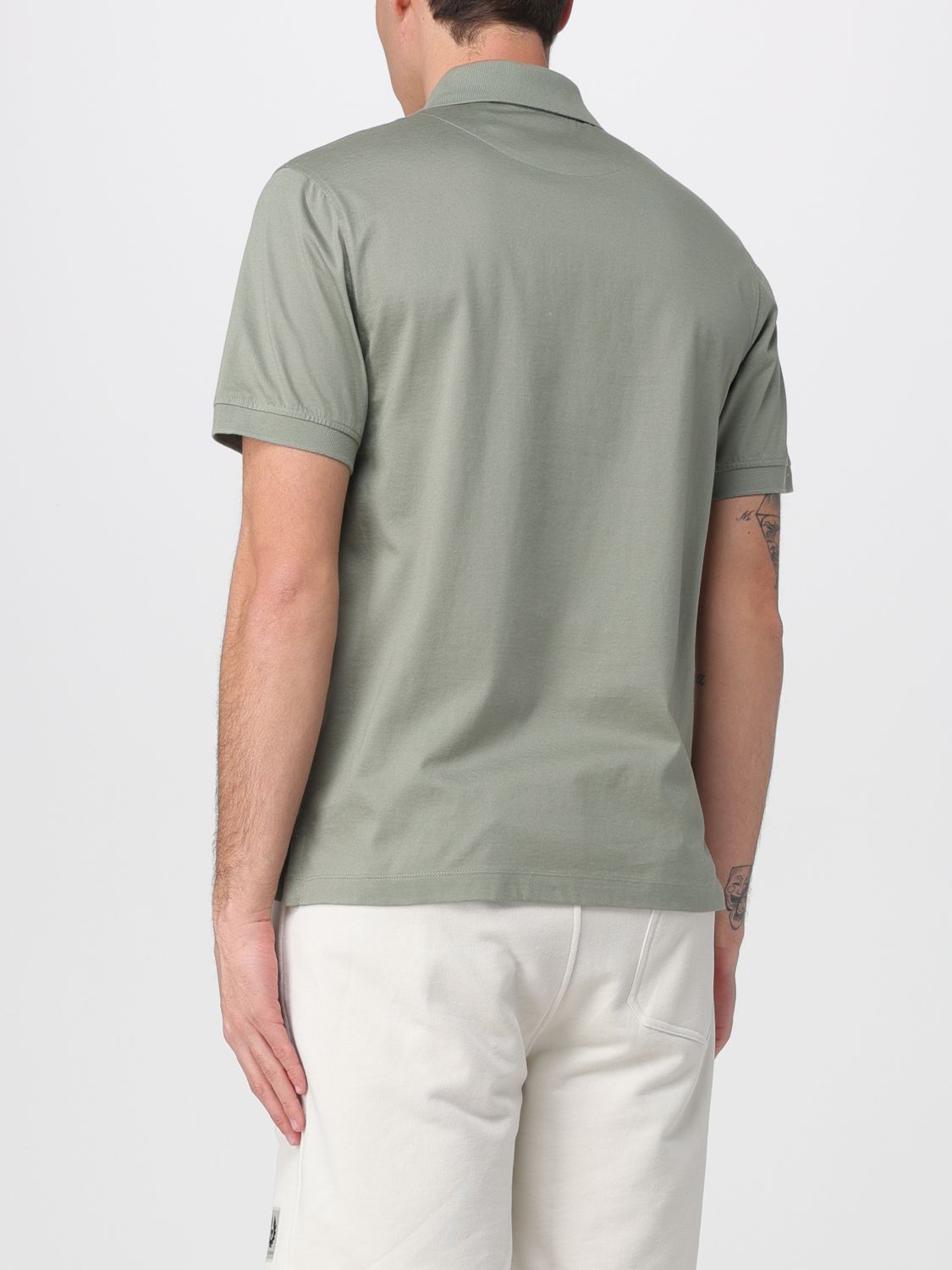 Polo Shirt Men color Green