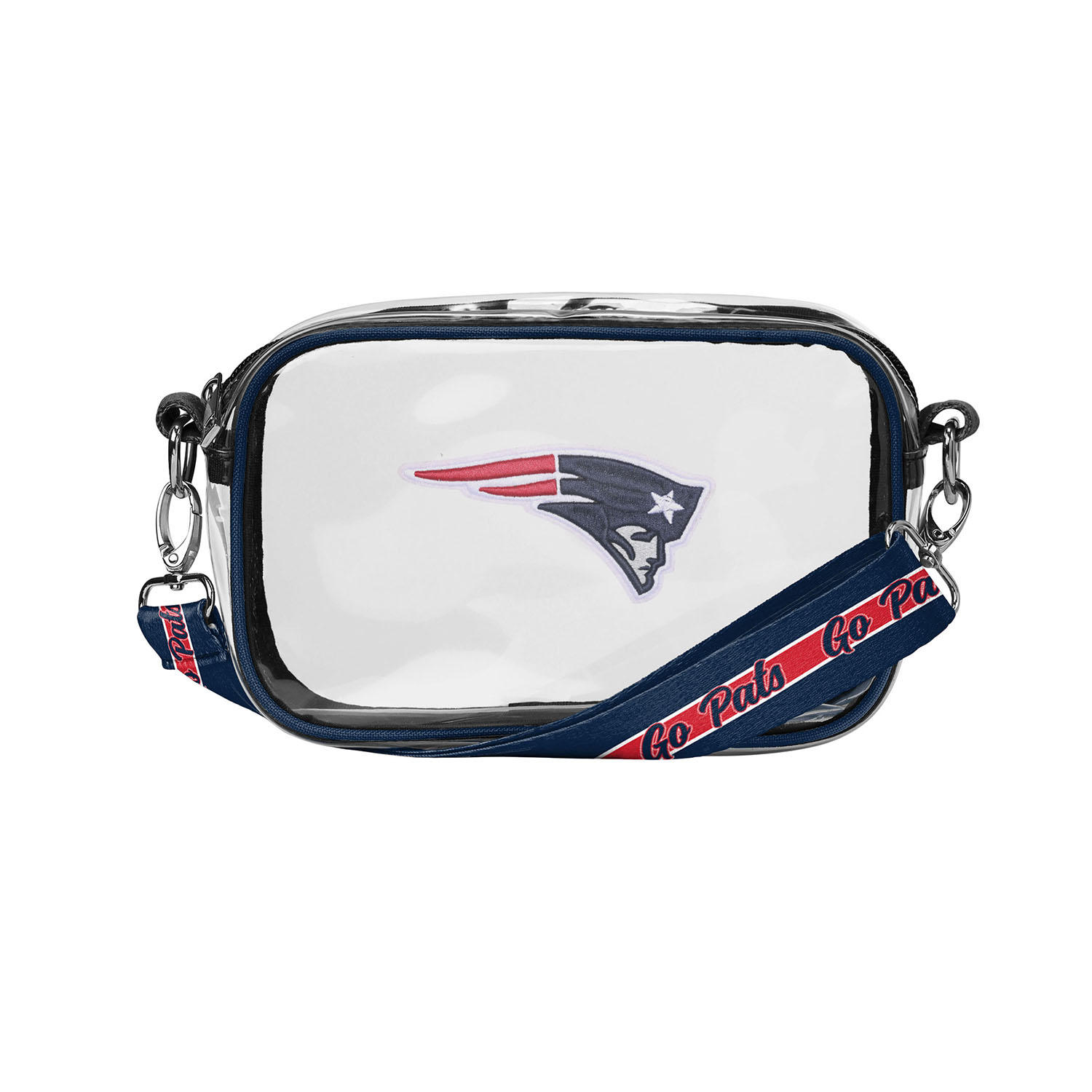 New England Patriots Clear Crossbody Bag