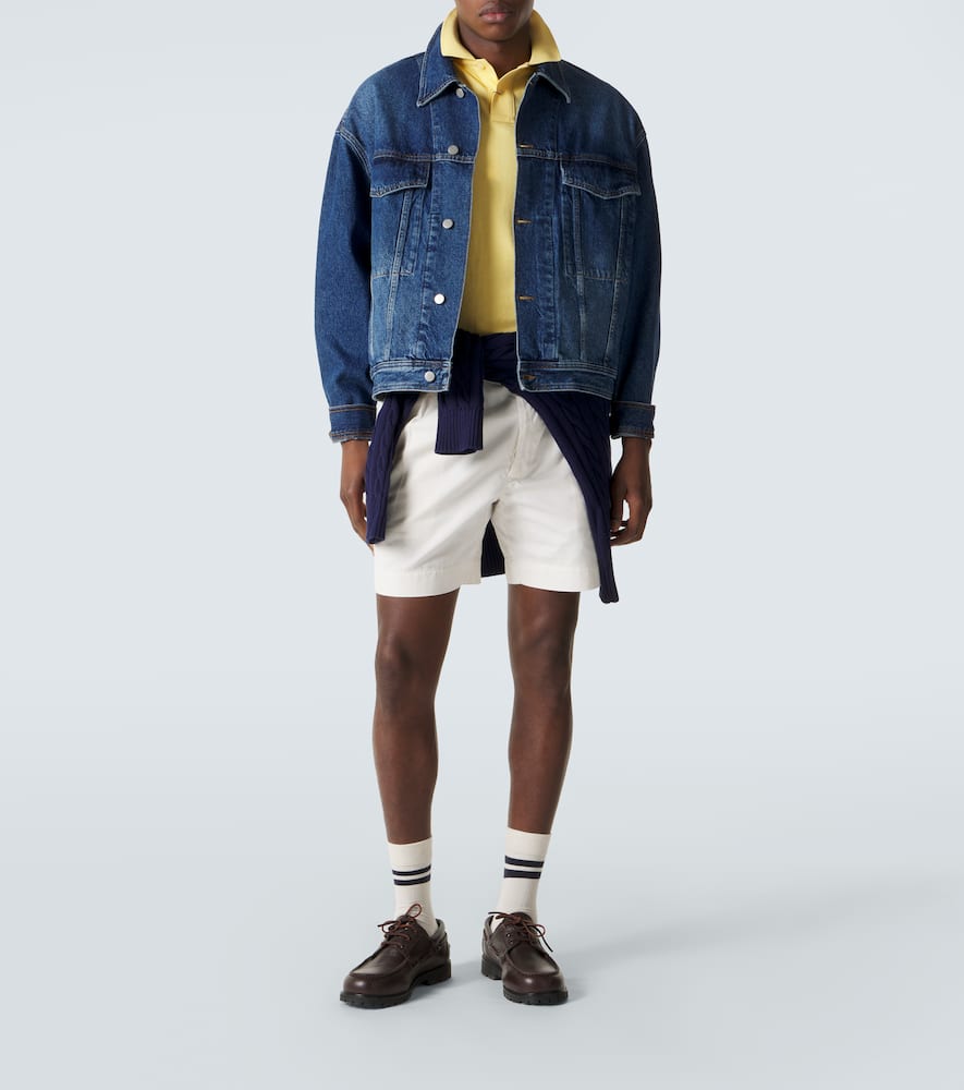 Logo cotton piqué polo shirt