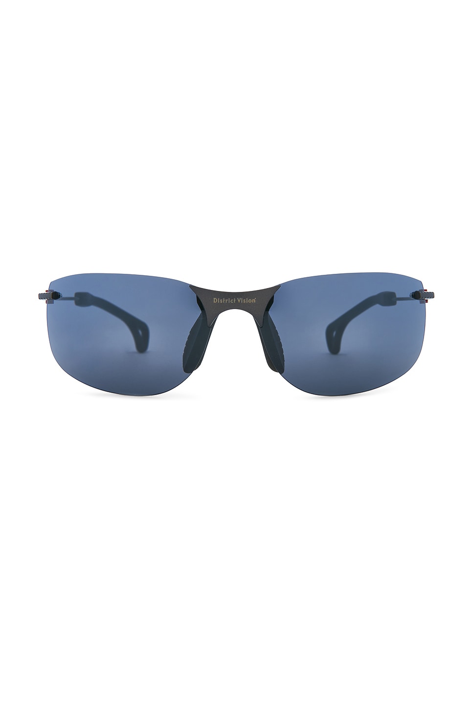 District Vision Miho Windstream Ti Sunglasses in Graphite & D+ Onyx Mirror - Black. a
