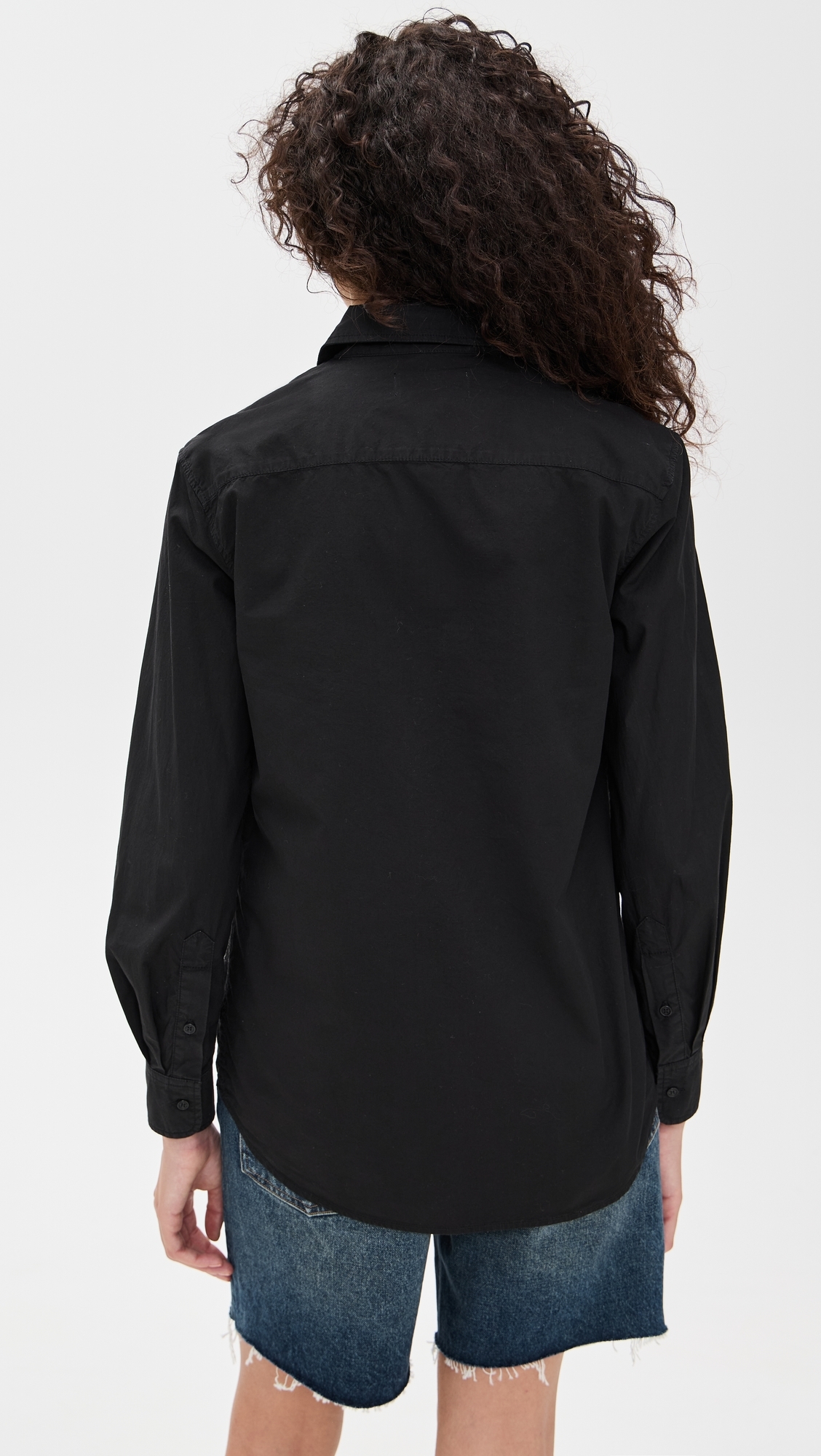 Nili Lotan Raphael Classic Shirt Black