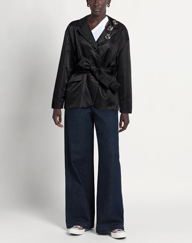 Woman Jacket Black Size 6 Nylon
