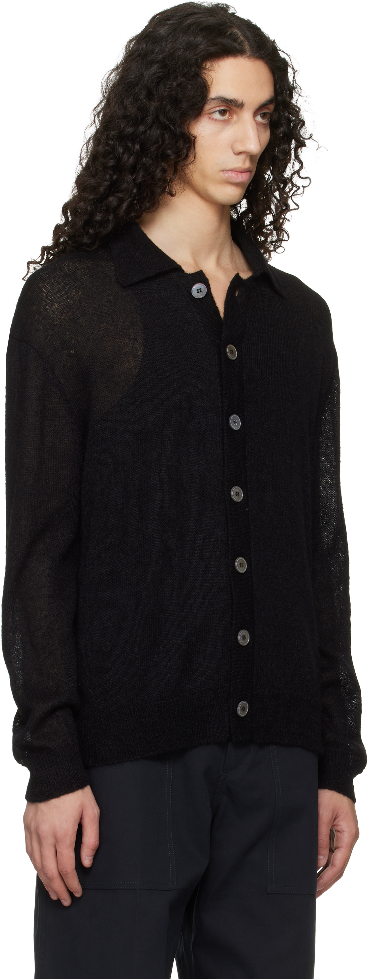 Black Hamto Kint Cardigan