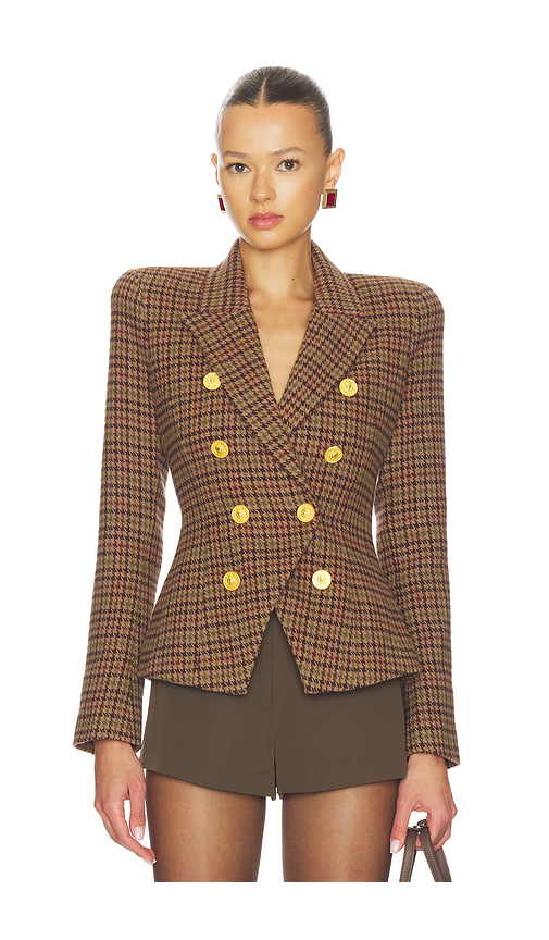L'AGENCE Bethany Structured Blazer in Brown. 10. Also , 00, 2, 4