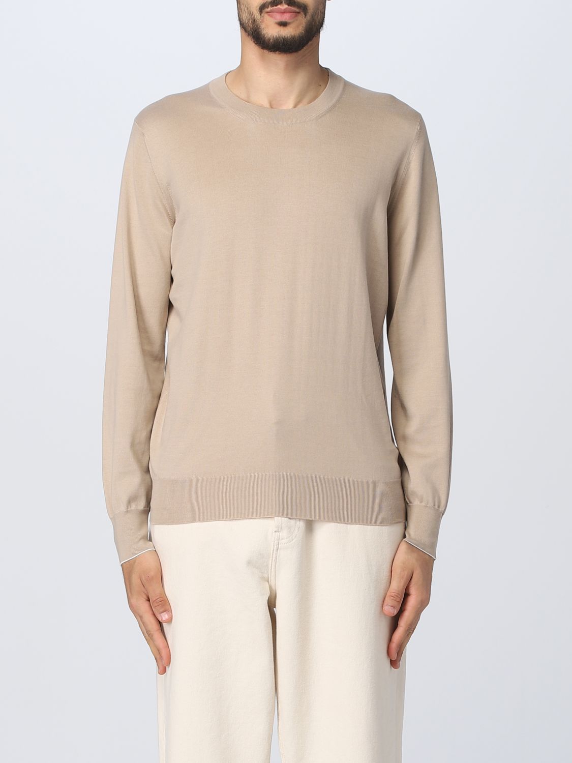Sweater Men color Beige