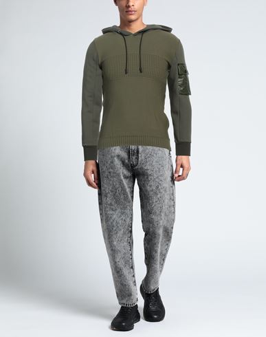 Man Sweater Military green Size XL Polyamide