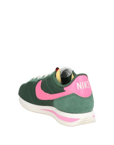 Woman Sneakers Dark green Size 6 Textile fibers, Leather