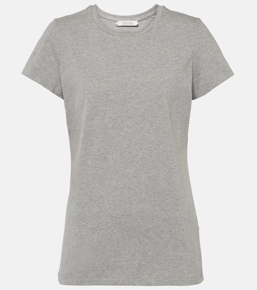 Cotton-blend jersey T-shirt
