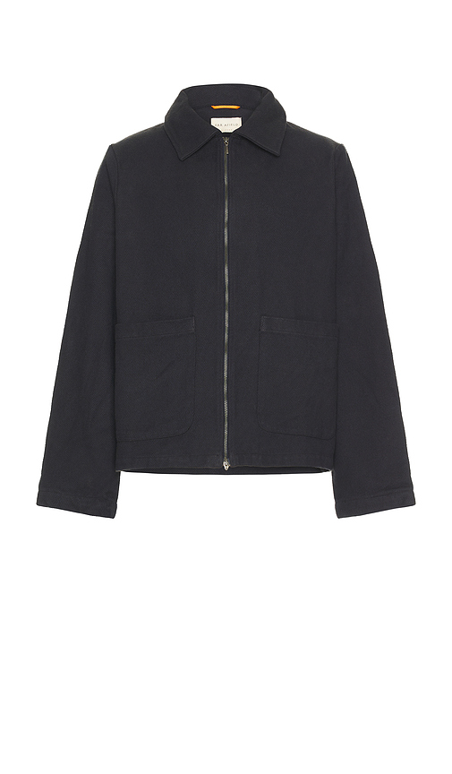 Far Afield Josef Jacket in Blue. - L also in