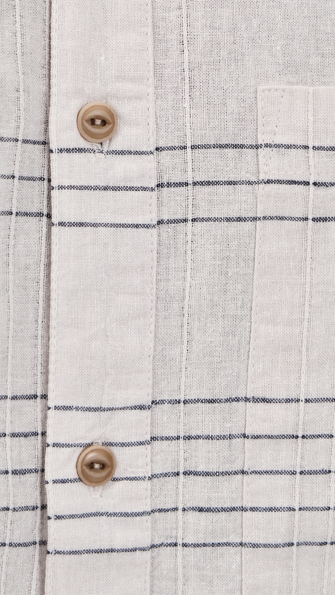 Hemp Long Sleeve Shirt White Multi