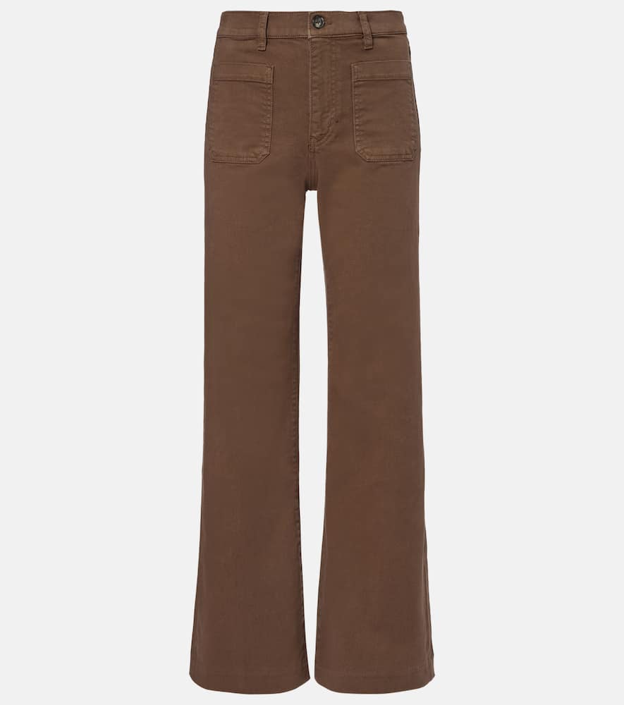 Refined wide-leg jeans