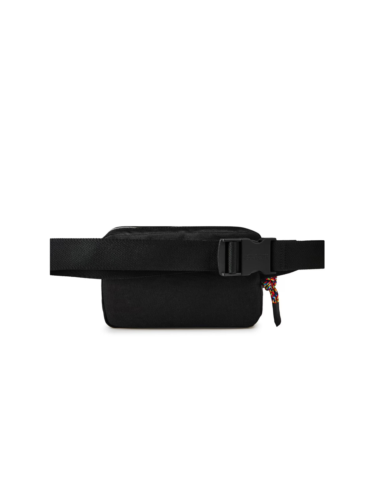 Colorful Cross Logo Belt Bag — Black