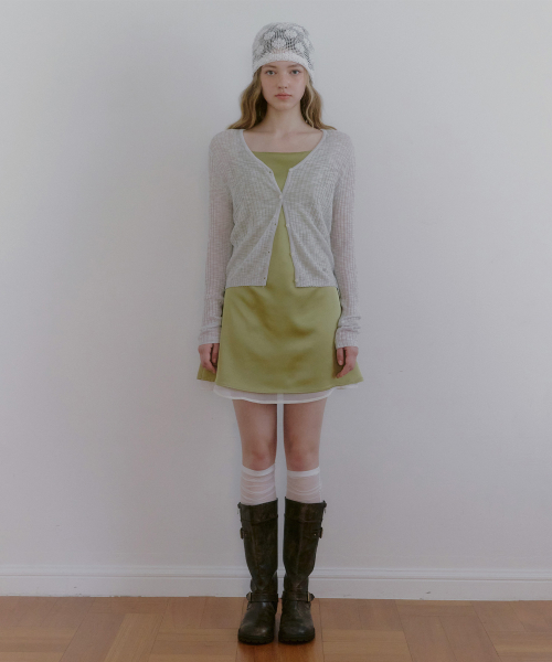 Poltin Sheer Long Sleeve Cardigan