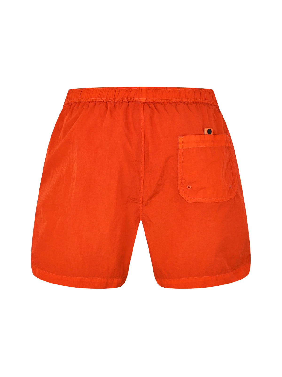Eco-Chrome R Logo Swim Shorts — Orange