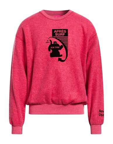 Après Surf Man Sweatshirt Red Size L Cotton, Polyester