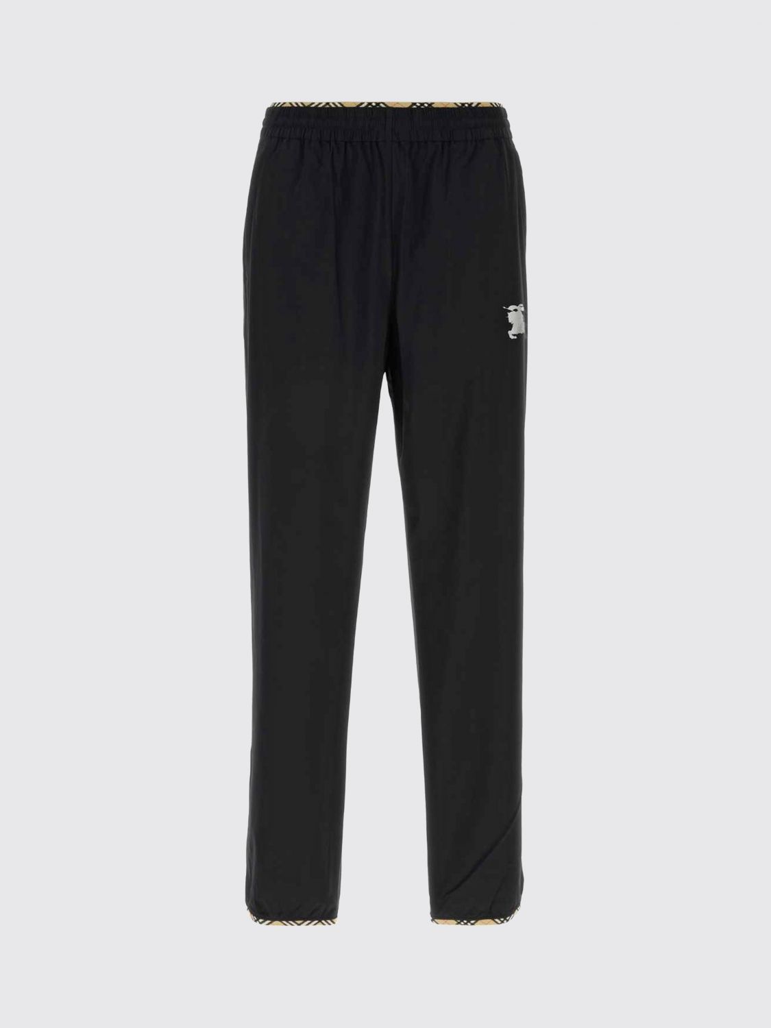 Technical Jersey Jogging Trousers with Equestrian Knight Logo