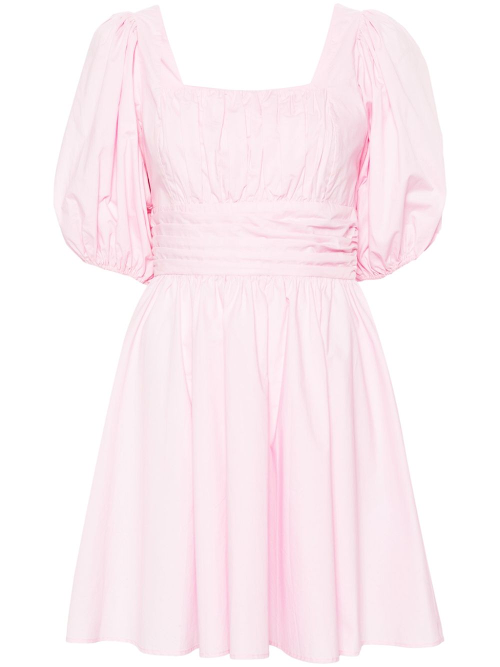 Pleated mini dress - Pink