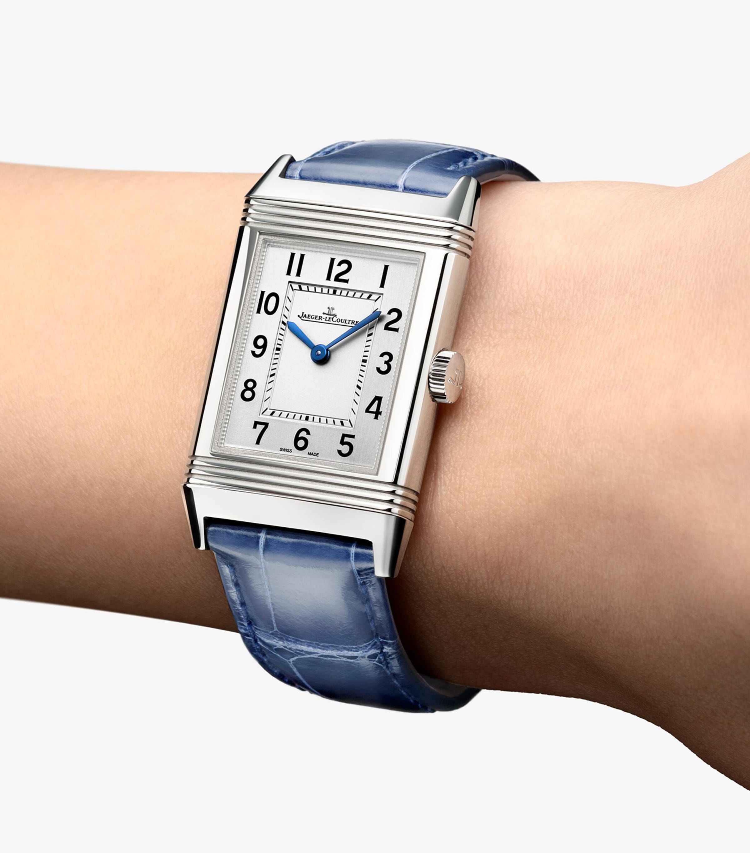 Stainless Steel Reverso Classic Medium Thin Watch