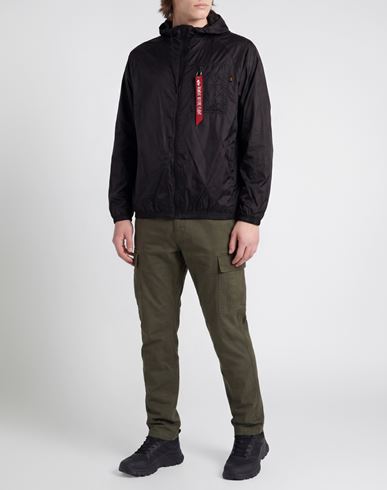 Man Jacket Black Size L Nylon