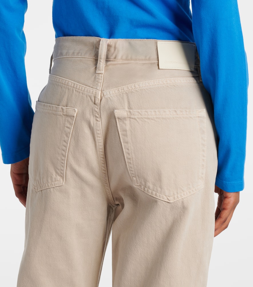 Dahlia low-rise barrel-leg jeans