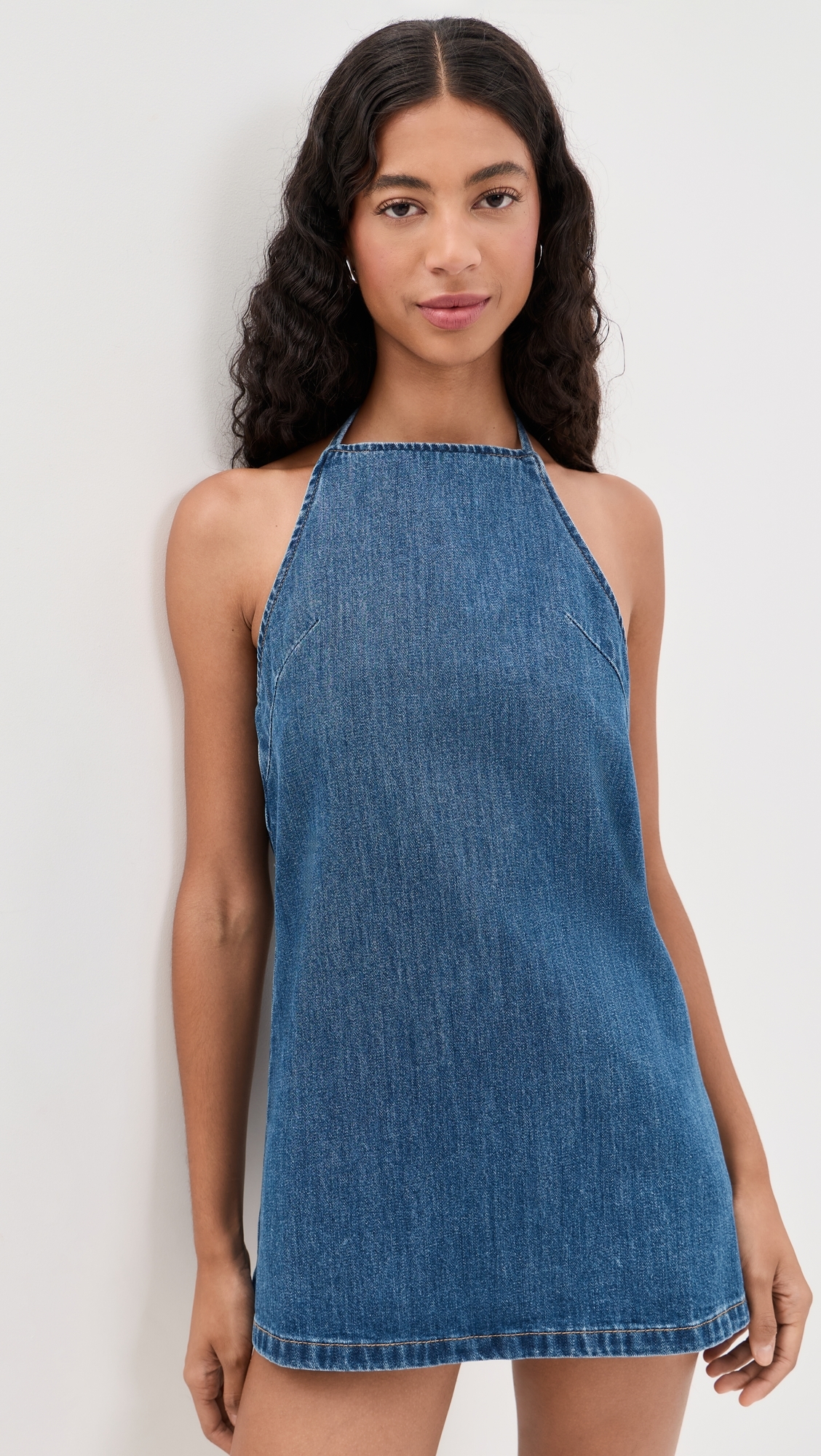 Halter Dress Med Wash