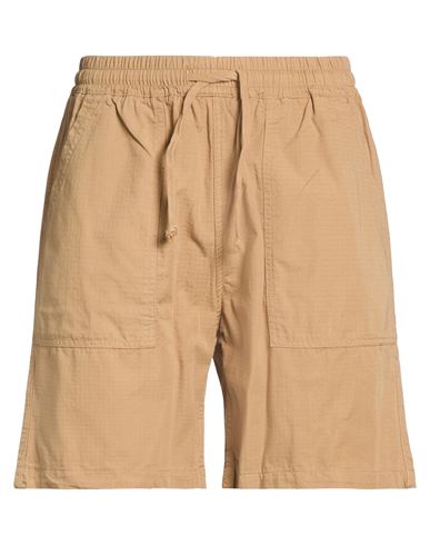 Man Shorts & Bermuda Shorts Camel Size M Organic cotton
