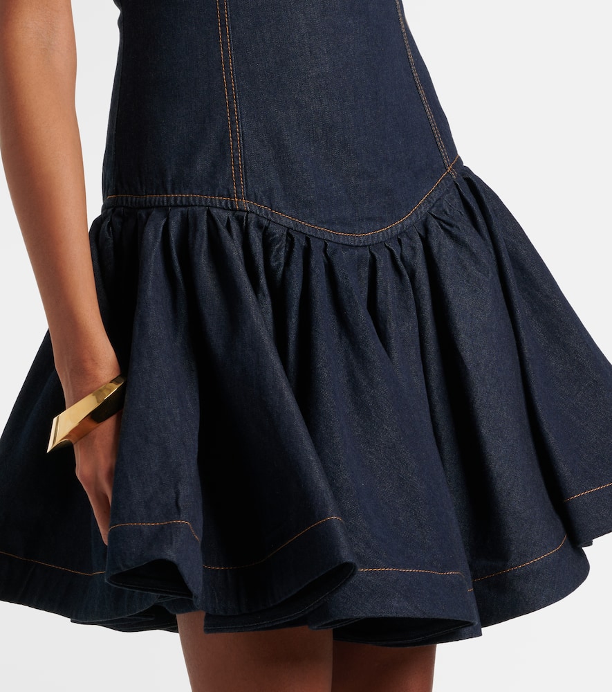 Zimmermann Crush denim minidress