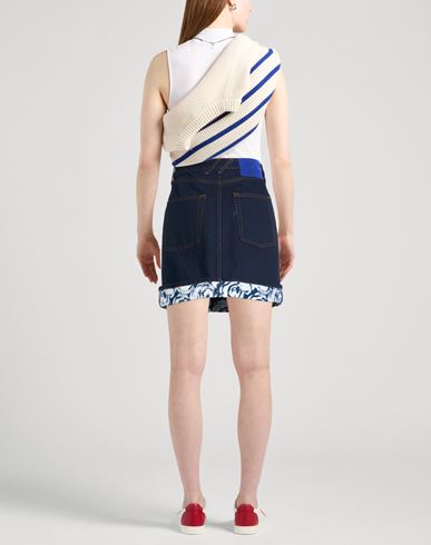 Woman Denim skirt Blue Size 4 Cotton