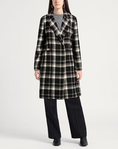 Woman Coat Black Size 6 Polyester