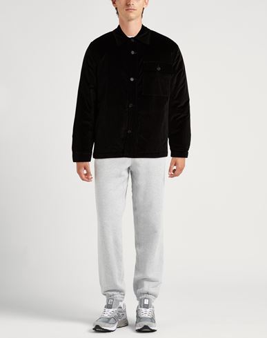 Man Jacket Black Size 38 Cotton, Elastane