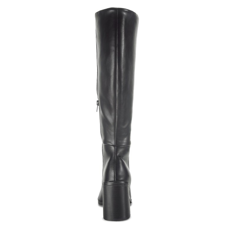 Women's Flapper Knee High Boots (Black)
