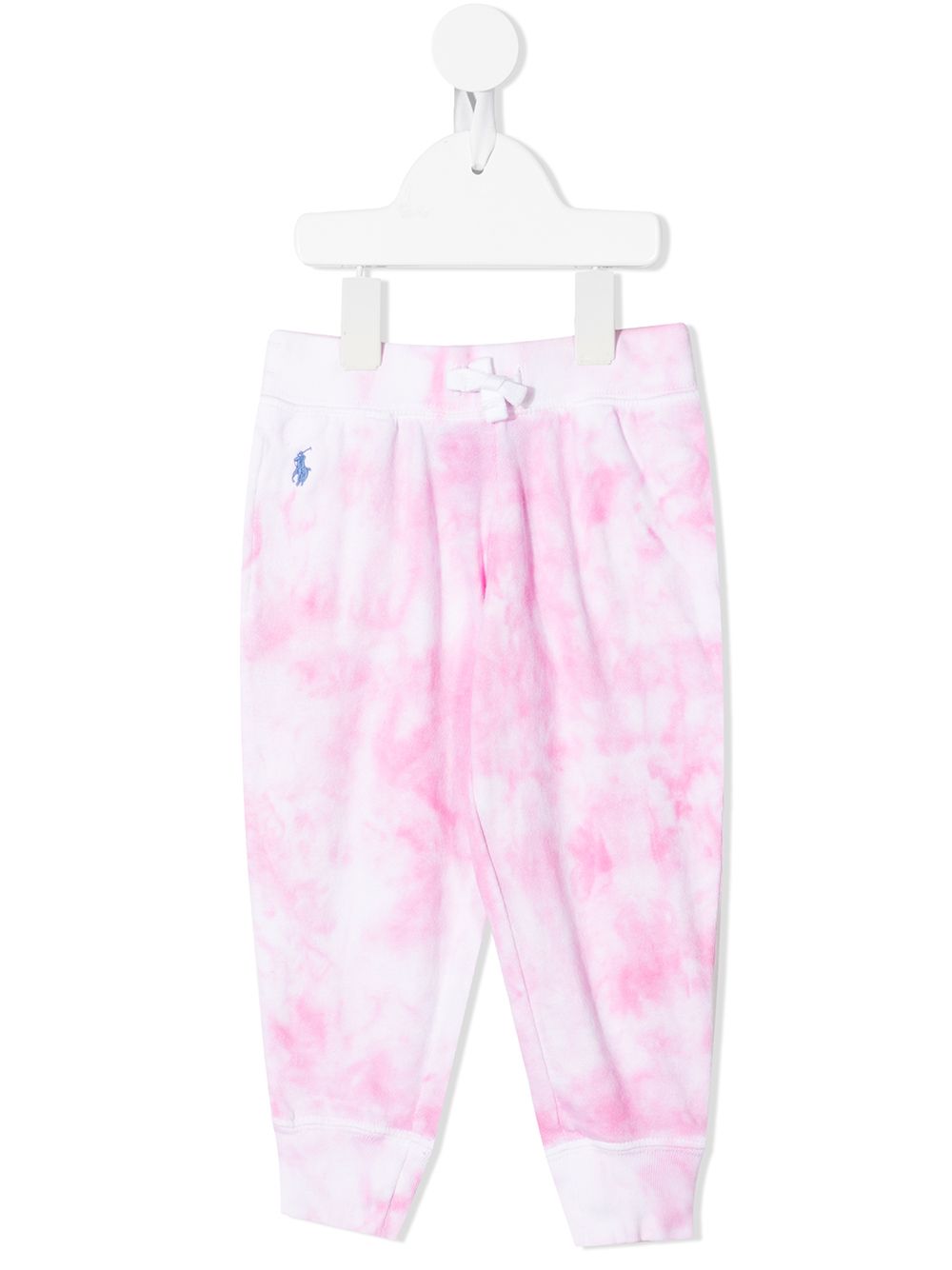 Tie-dye print track pants - Pink