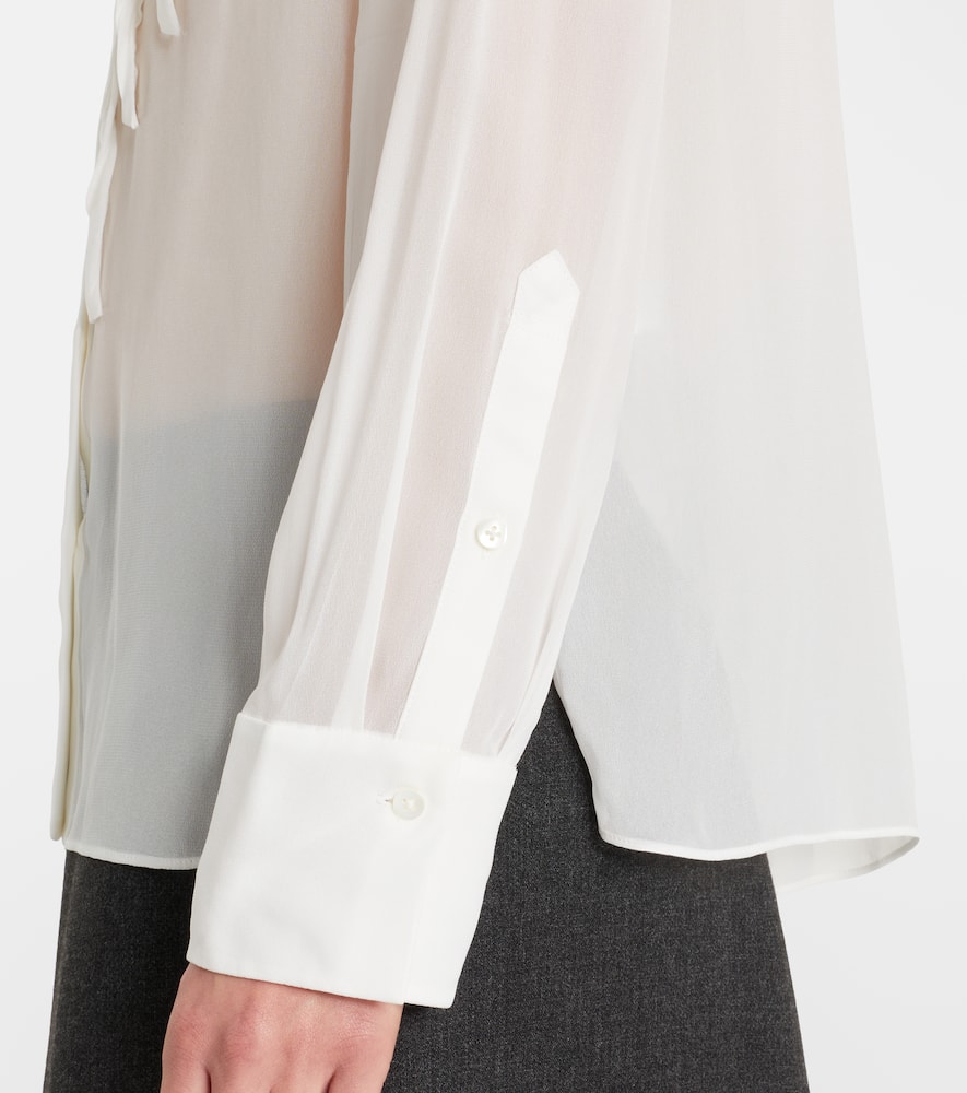 Sheer Twist georgette blouse