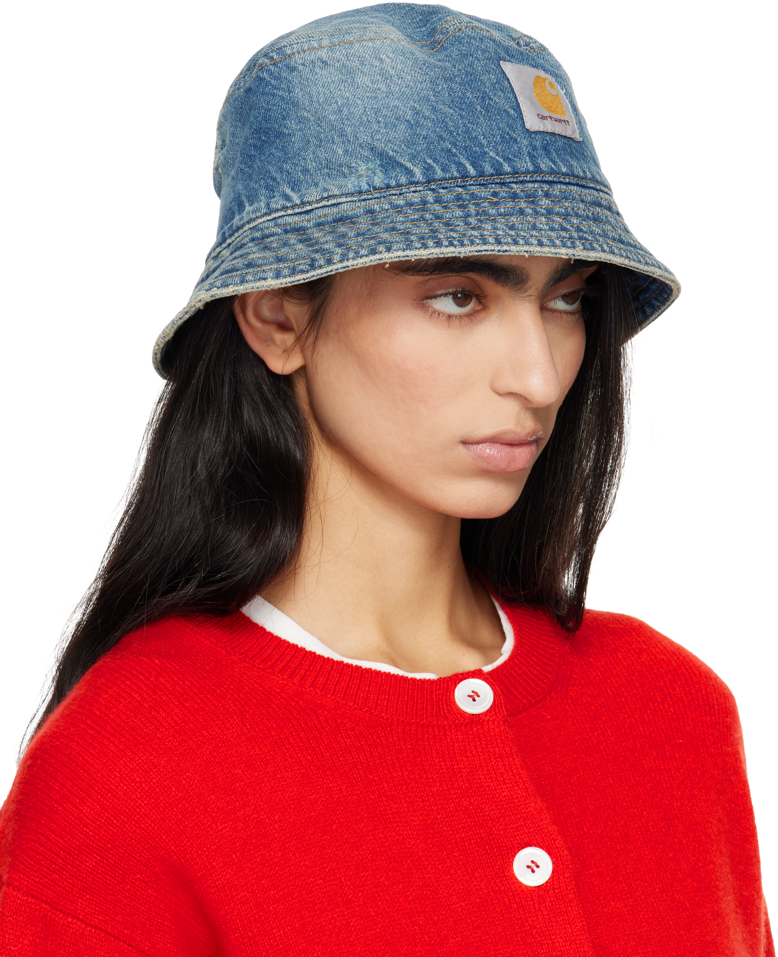 Blue Aden Bucket Hat