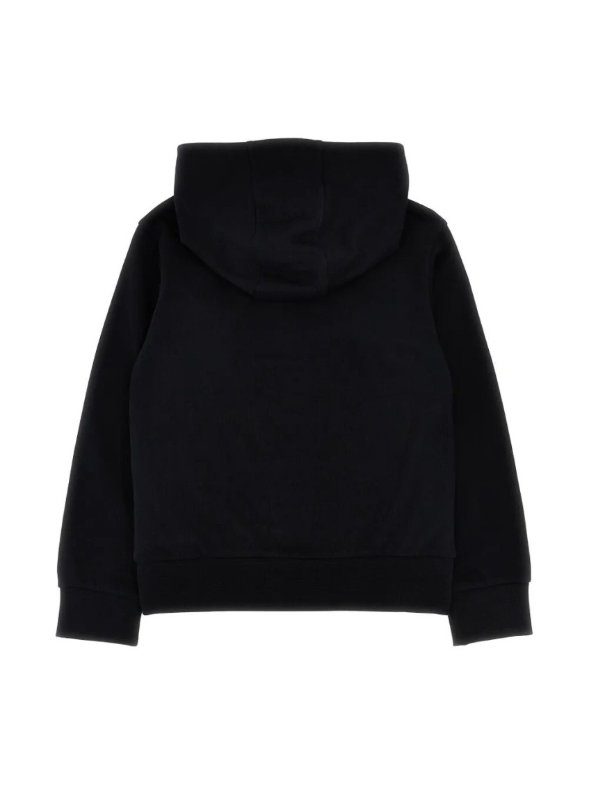 Girls Black Logo Hoodie