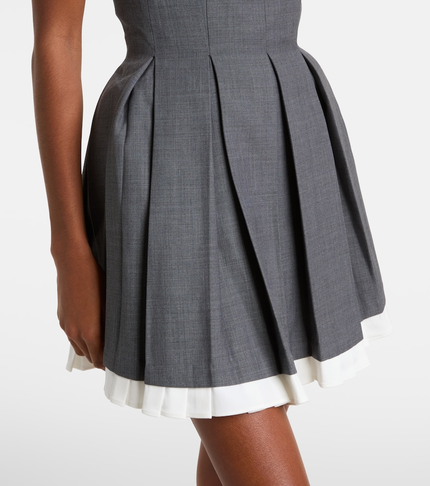 Pleated minidress