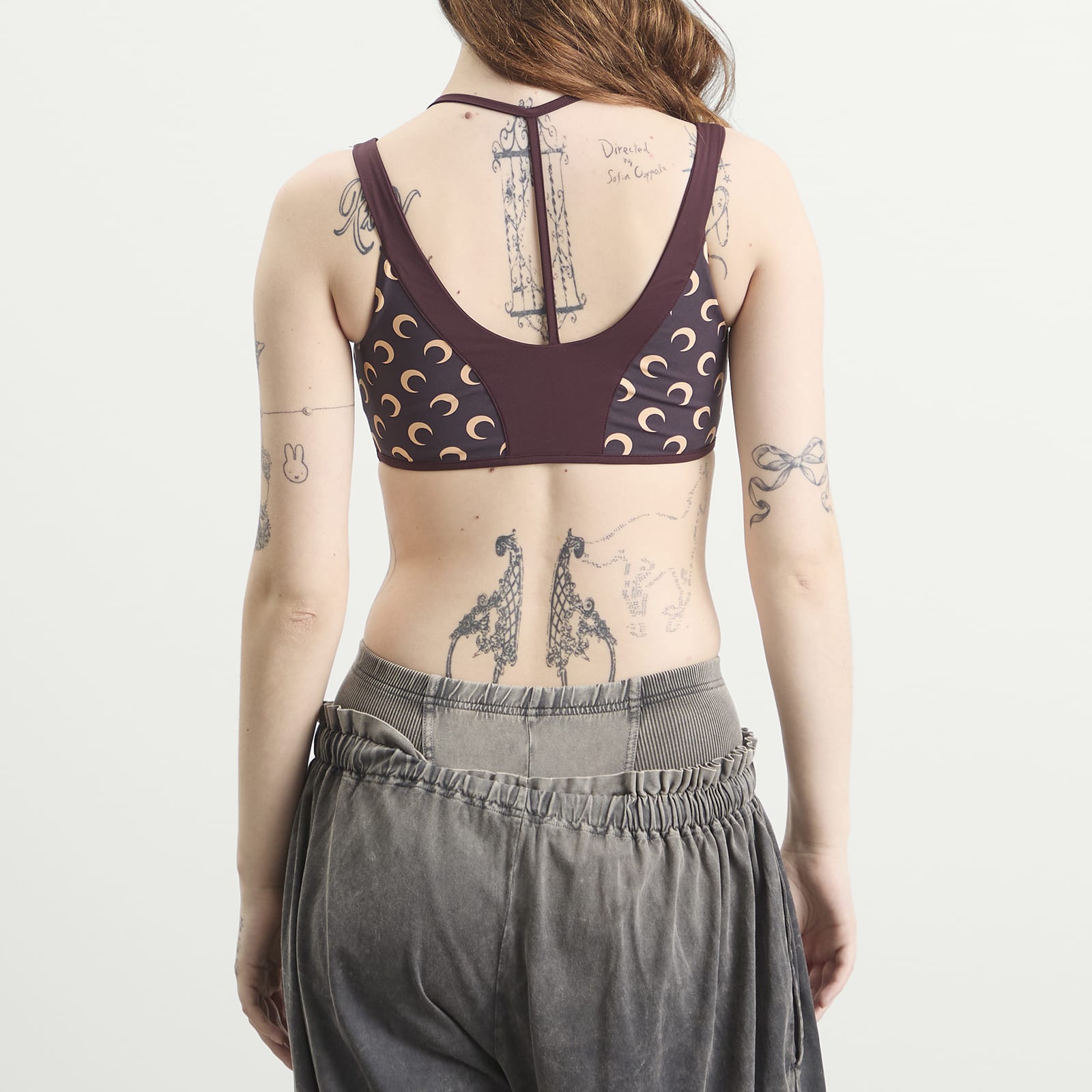 Women's Athleisure Yoga Bra Top Deep Mahogany
