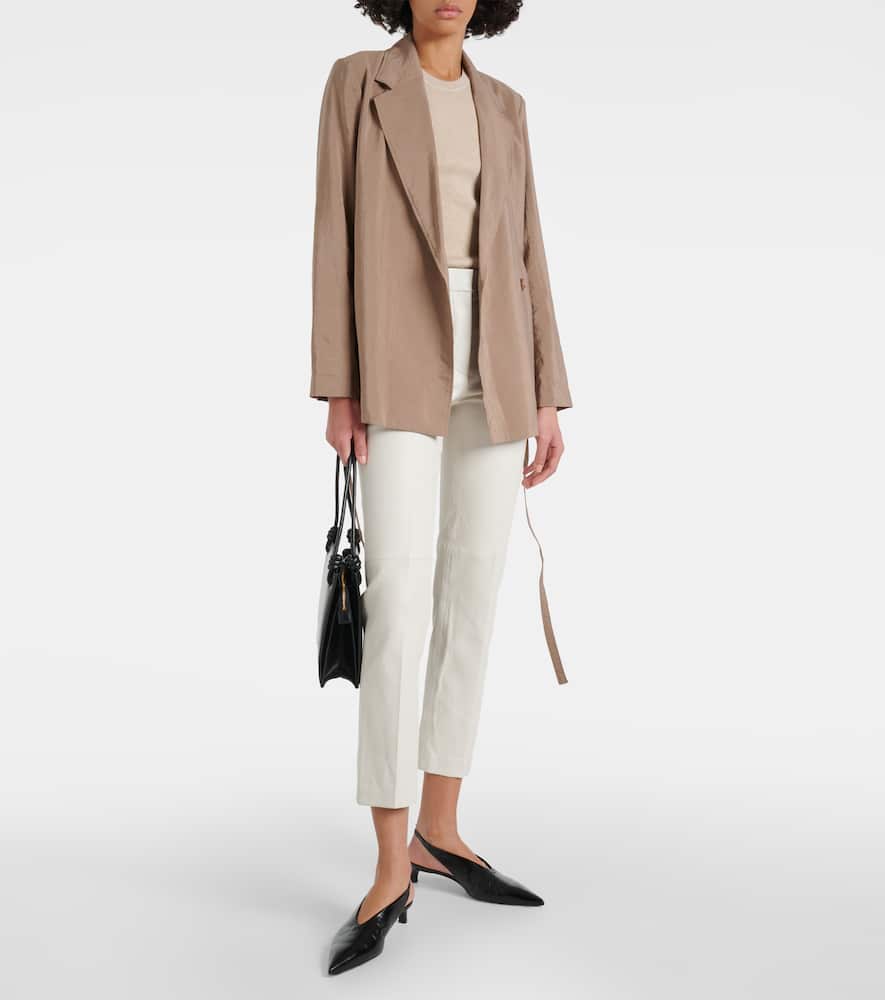Mayet silk-blend twill blazer