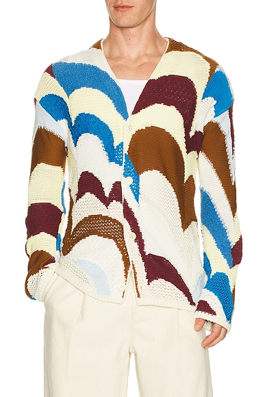 Marni Cardigan in Ruby - Beige. 52 also in