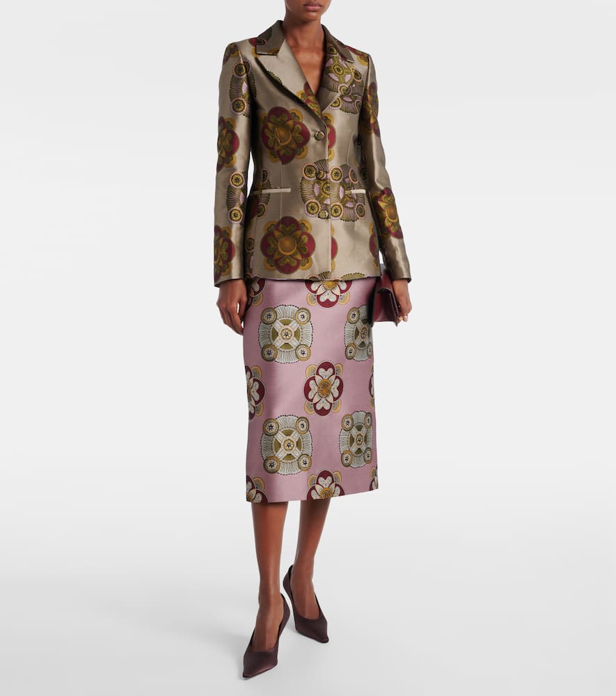 24/7 printed blazer