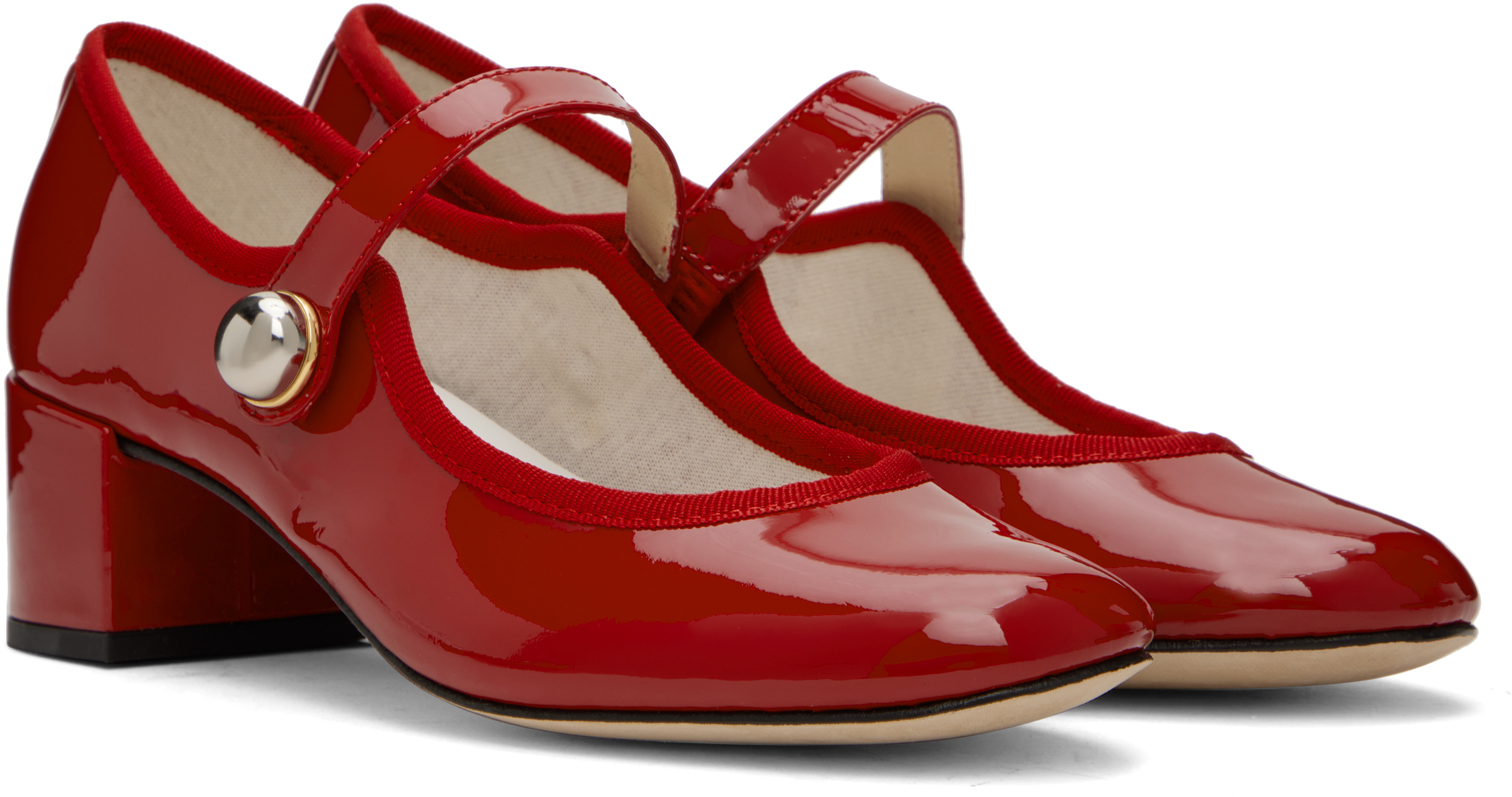 Repetto Red Fabienne Heels