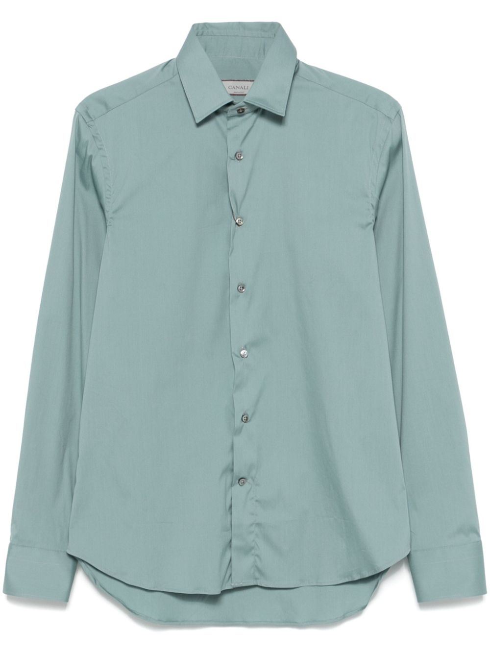 Classic-collar shirt - Blue