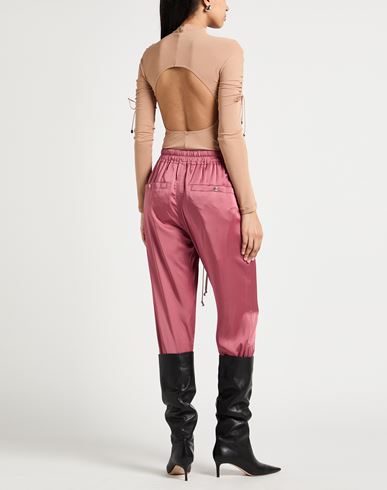 Woman Pants Antique rose Size 2 Silk
