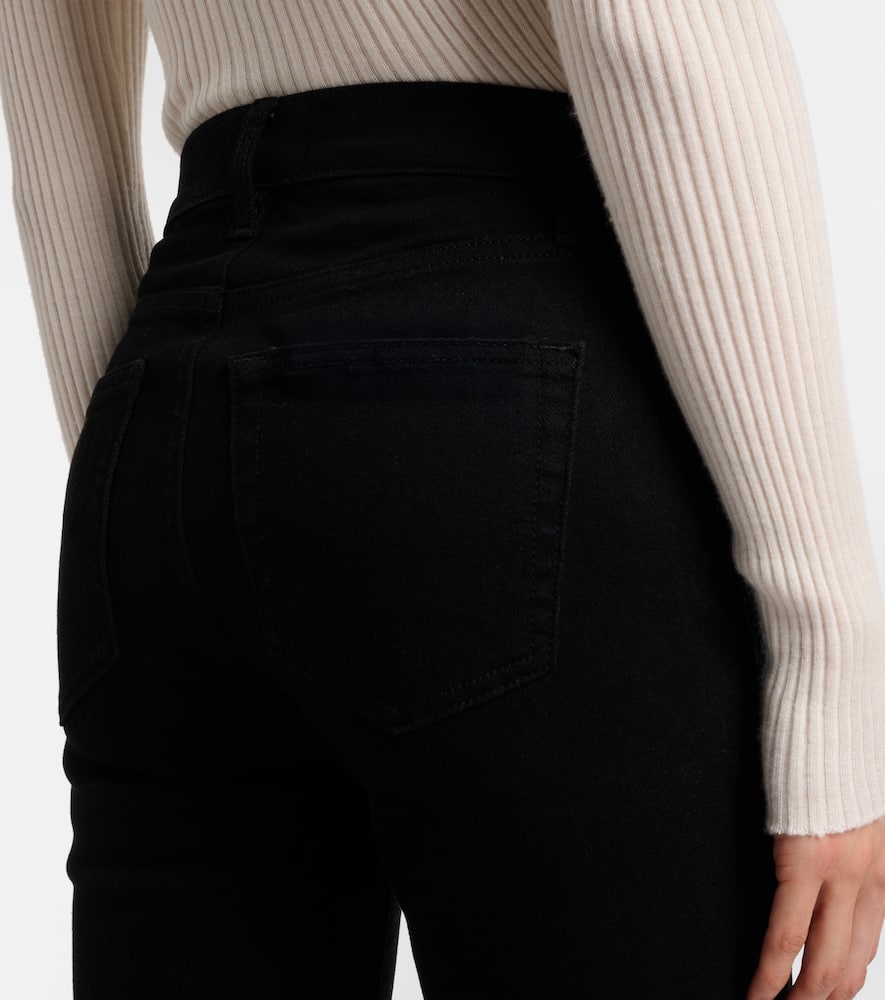 Icon mid-rise flared jeans
