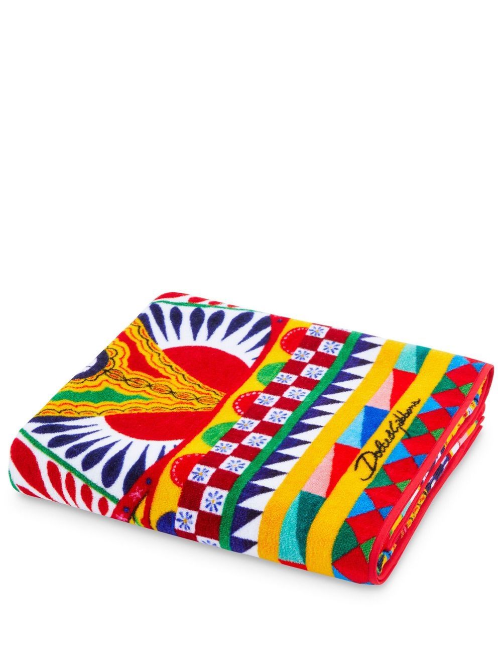 Terry cotton bath towel - Red