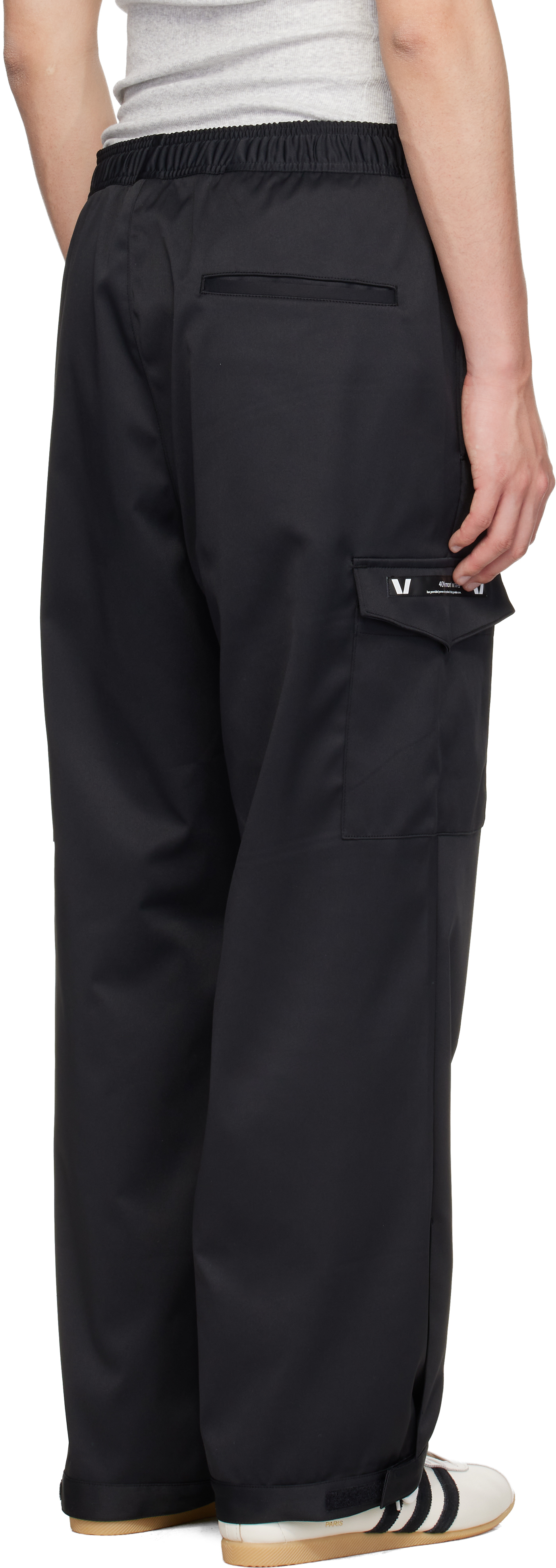 Black MILT2601 Cargo Pants