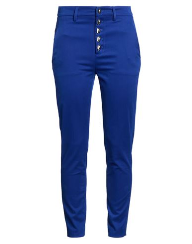 Woman Pants Blue Size 27 Modal, Cotton, Elastane