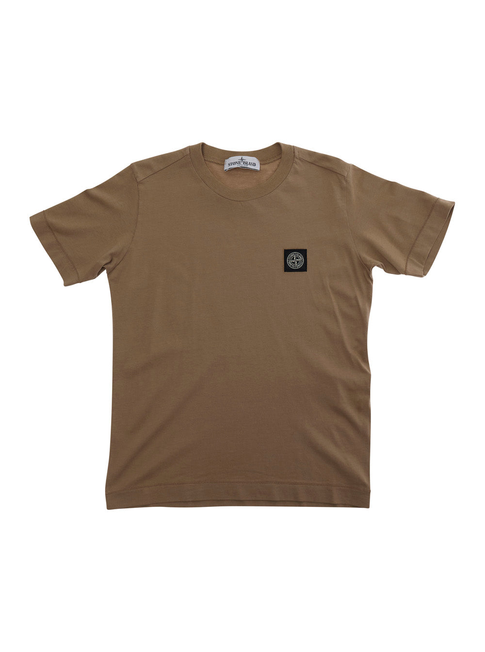 Logo-Embroidered Cotton T-Shirt — Brown