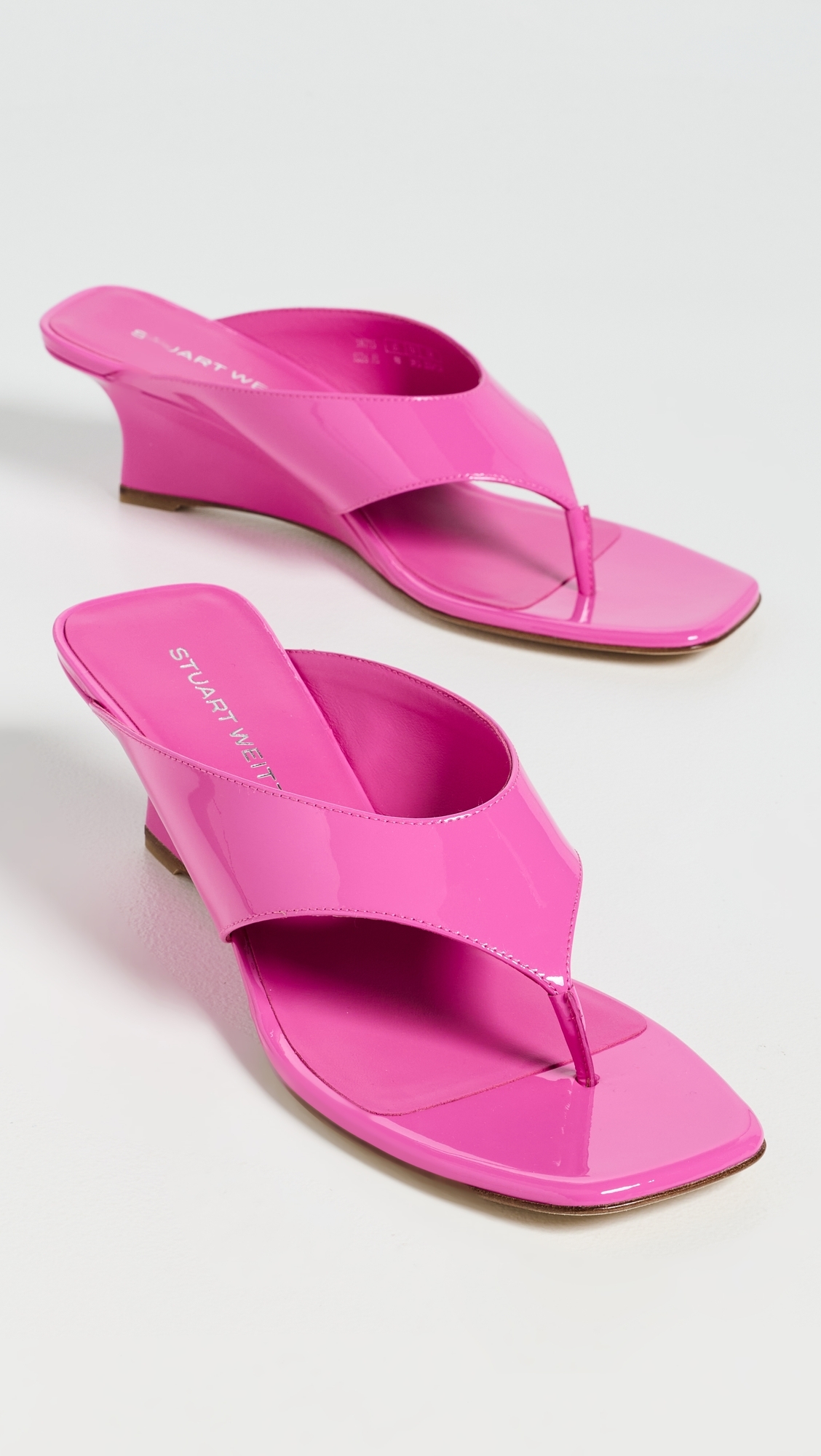 Vinnie Wedge Thongs 50 Sunset Pink