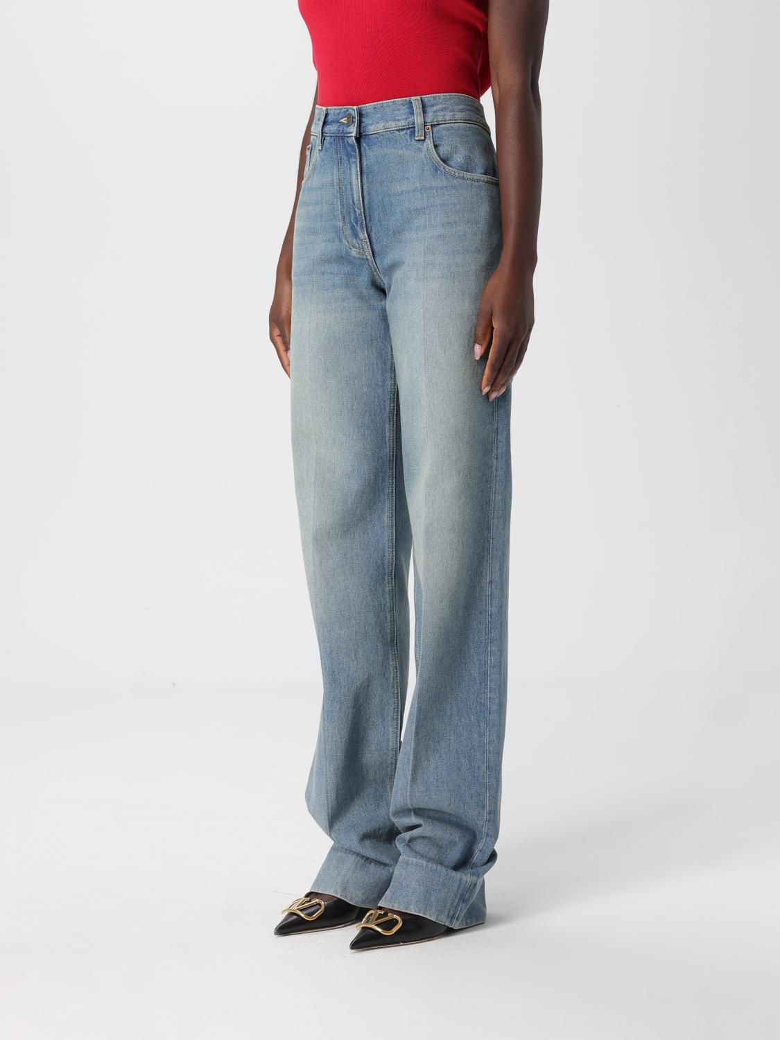 Jeans Woman color Gnawed Blue
